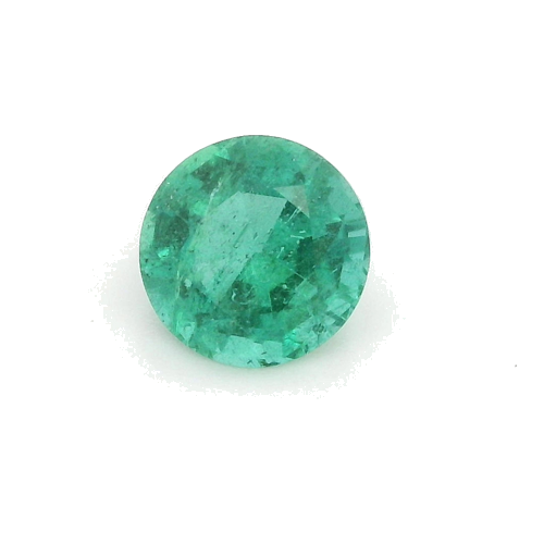 0.57 carat GREEN Round Smaragdas (1)