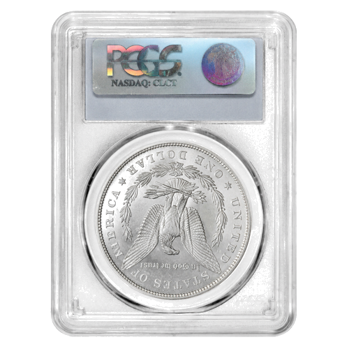 1 doleris Morgan 1901 JAV sidabrinė moneta PCGS MS63 (2)