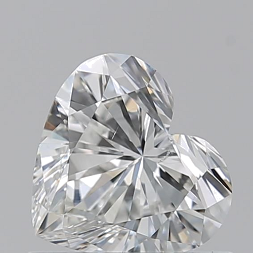0.7 carat G-SI1 Natūralus Heart Deimantas (1)