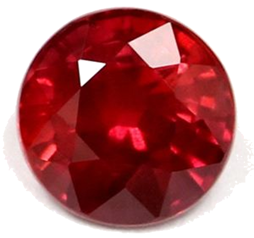0.89 carat RED Round Rubinas (1)