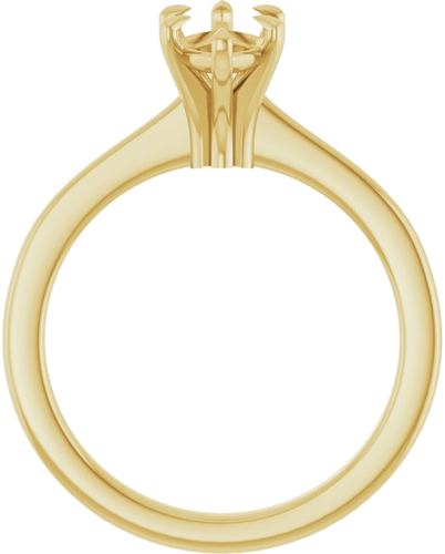 Sužadėtuvių Žiedas „Claw-Prong“ 14k yellow gold Marquise 10mm x 5mm (2)