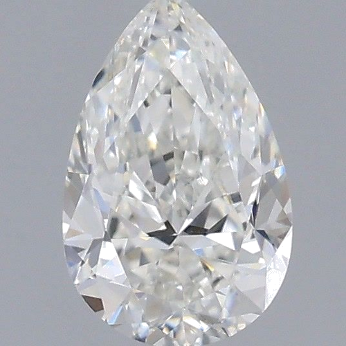 0.3 carat H-VS2 Natūralus Pear Deimantas (1)