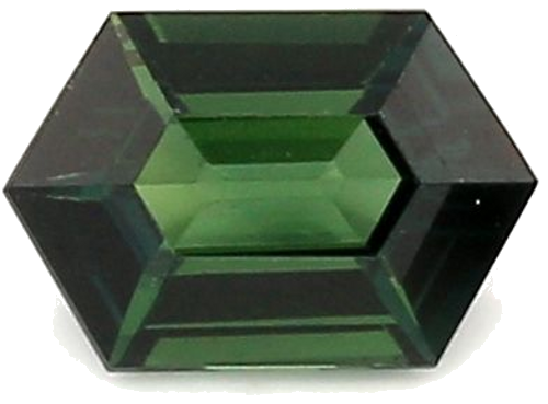 0.63 carat GREEN Hexagonal Safyras (1)