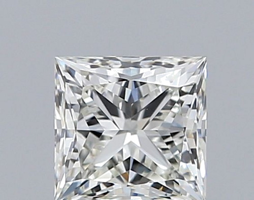 0.51 carat J-VVS2 Natūralus Princess Deimantas (1)
