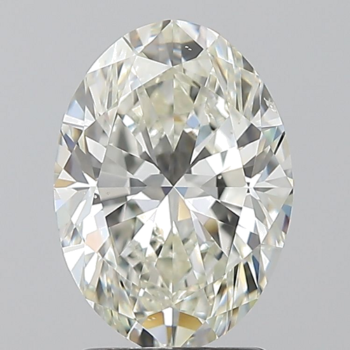 2.01 carat J-SI1 Natūralus Oval Deimantas (1)