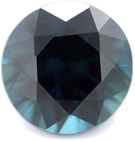 1.07 carat BLUE Round Safyras (1)