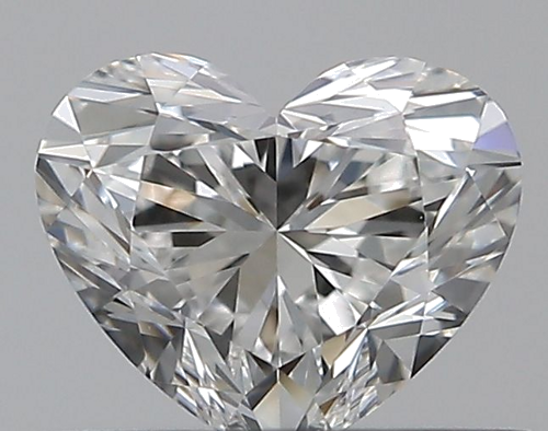 0.5 carat F-VS1 Natūralus Heart Deimantas (1)
