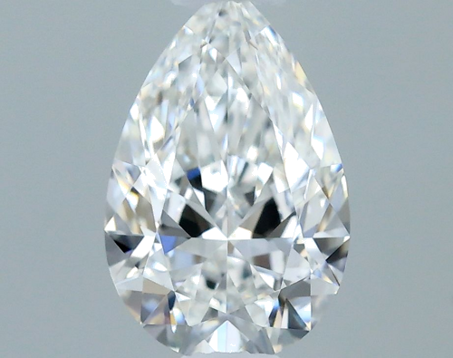 0.3 carat E-VVS2 Natūralus Pear Deimantas (1)
