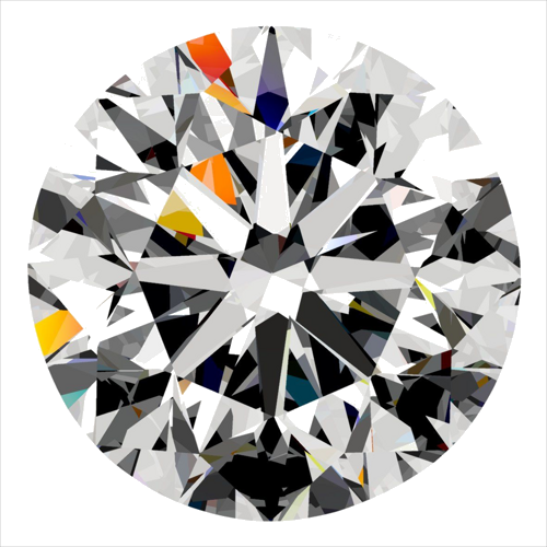 0.3 carat F-VS2 Very Good cut Natūralus Round Deimantas (1)