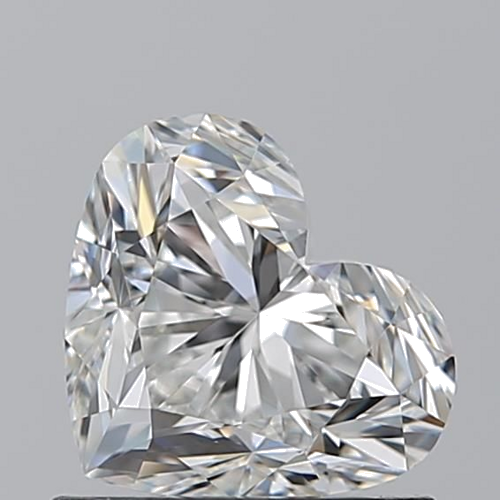 1.01 carat F-VS1 Natūralus Heart Deimantas (1)