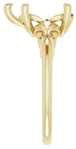Sužadėtuvių Žiedas „Solitaire“ 10k yellow gold Pear 12mm x 8mm (4)