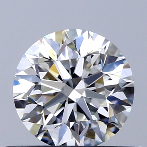 0.5 carat F-SI1 Excellent cut Natūralus Round Deimantas (1)