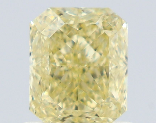 1.02 carat Fancy Light Yellow-VS1 Natūralus Radiant Deimantas (1)