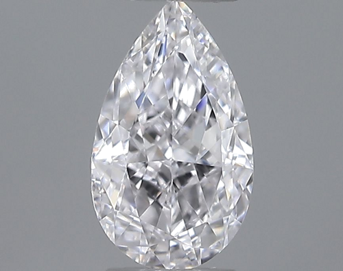 0.7 carat D-VS1 Natūralus Pear Deimantas (1)