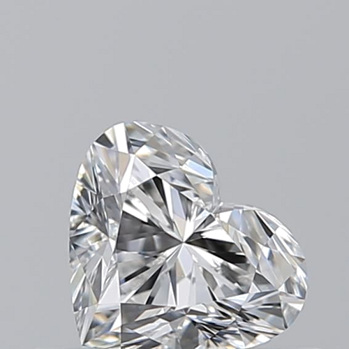 0.51 carat F-VVS1 Natūralus Heart Deimantas (1)