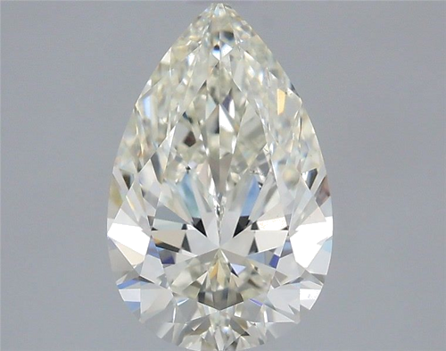 2.01 carat K-SI1 Natūralus Pear Deimantas (1)