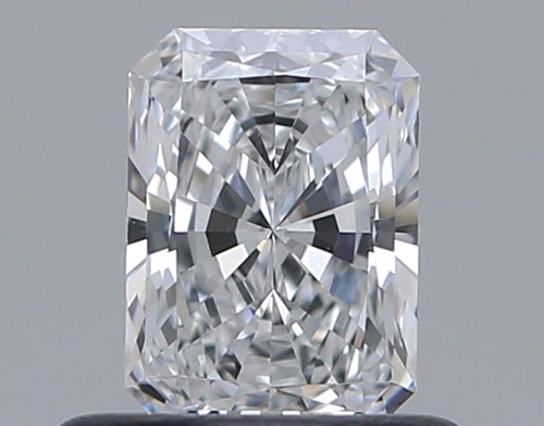 0.51 carat D-VVS2 Natūralus Radiant Deimantas (1)
