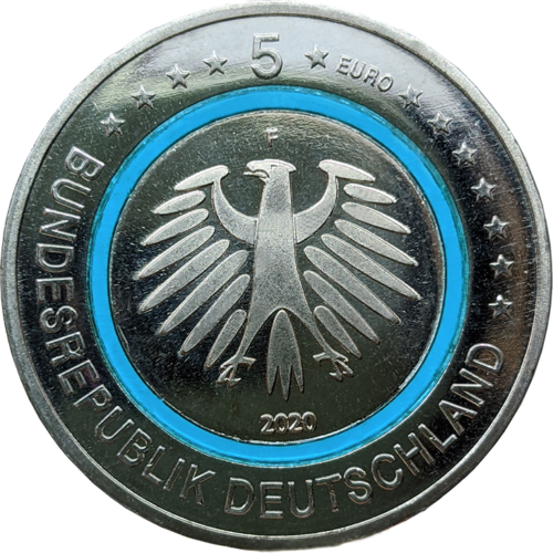 2020 Germany Subpolar Zone 5 euro polymeric coin (2)