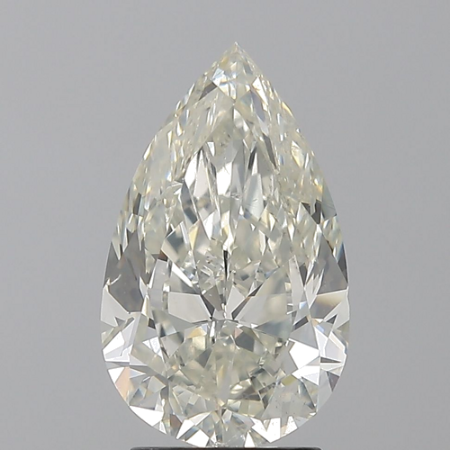 3.01 carat J-SI2 Natūralus Pear Deimantas (1)