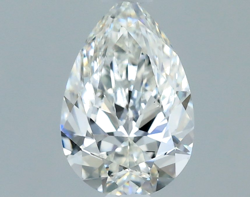 0.5 carat G-VS2 Natūralus Pear Deimantas (1)