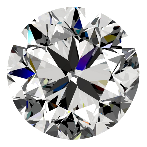 0.3 carat H-SI1 Very Good cut Natūralus Round Deimantas (1)