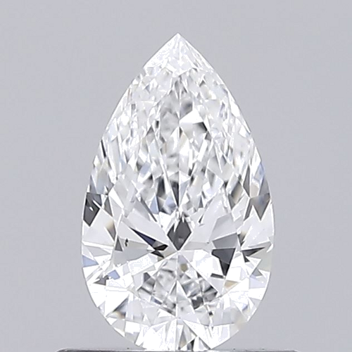 0.5 carat D-VS2 Natūralus Pear Deimantas (1)