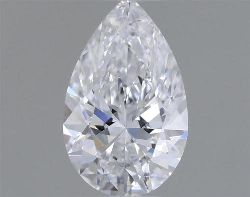 0.32 carat D-VS2 Natūralus Pear Deimantas (1)