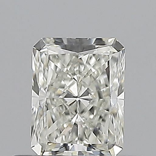 0.51 carat I-VVS1 Natūralus Radiant Deimantas (1)
