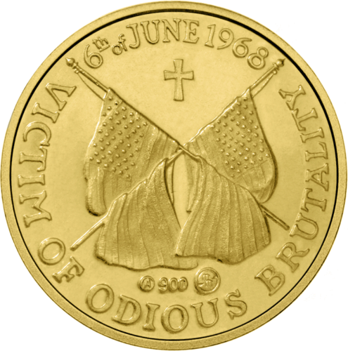 1968 JAV Robertas F. Kenedis auksinis atminimo medalis (2)