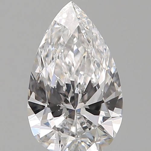 0.35 carat D-VS2 Natūralus Pear Deimantas (1)