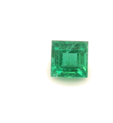 0.39 carat GREEN Square Smaragdas (1)