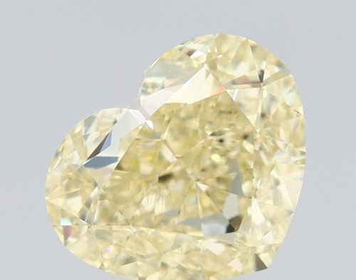2.01 carat Fancy Light Yellow-VVS2 Natūralus Heart Deimantas (1)