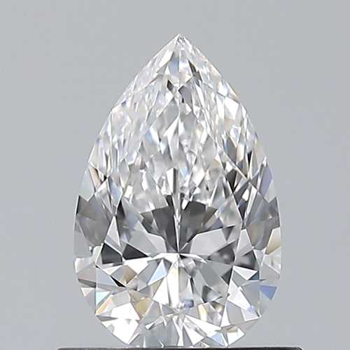 0.7 carat D-VS2 Natūralus Pear Deimantas (1)