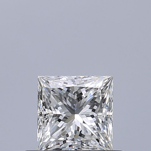 0.52 carat F-VVS2 Natūralus Princess Deimantas (1)