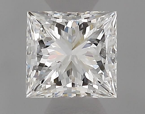0.35 carat F-SI1 Natūralus Princess Deimantas (1)