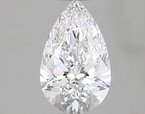 0.5 carat D-VVS2 Natūralus Pear Deimantas (1)