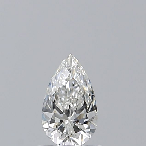 0.6 carat G-VS2 Natūralus Pear Deimantas (1)