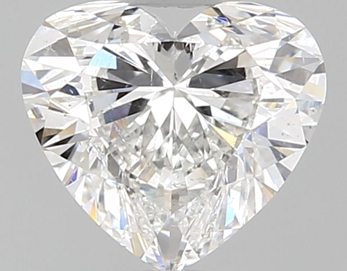 1.01 carat G-SI2 Natūralus Heart Deimantas (1)