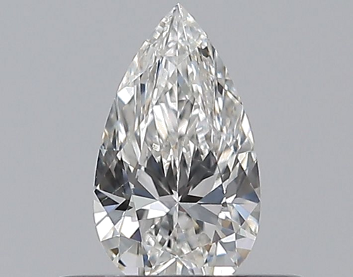 0.3 carat G-VS2 Natūralus Pear Deimantas (1)