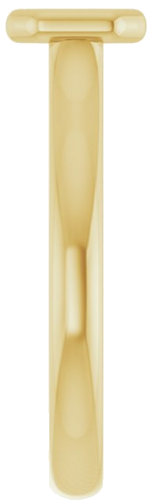 Sužadėtuvių Žiedas „Bezel-Set Solitaire“ 14k yellow gold Asscher 5mm (4)