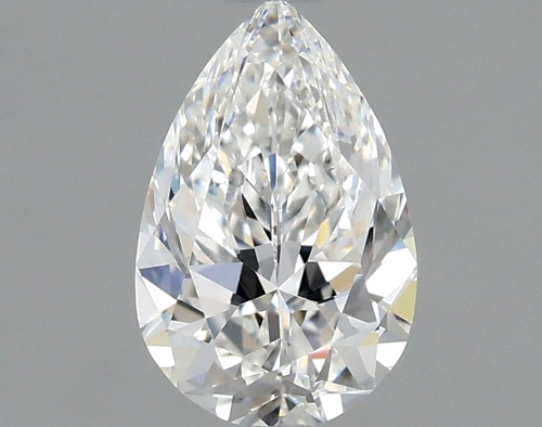 0.6 carat F-IF Natūralus Pear Deimantas (1)