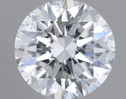 0.5 carat D-SI2 Very Good cut Natūralus Round Deimantas (1)