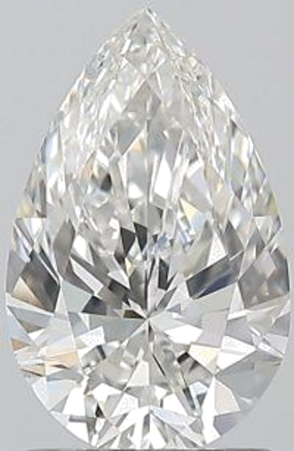 1.28 carat F-VS2 Natūralus Pear Deimantas (1)