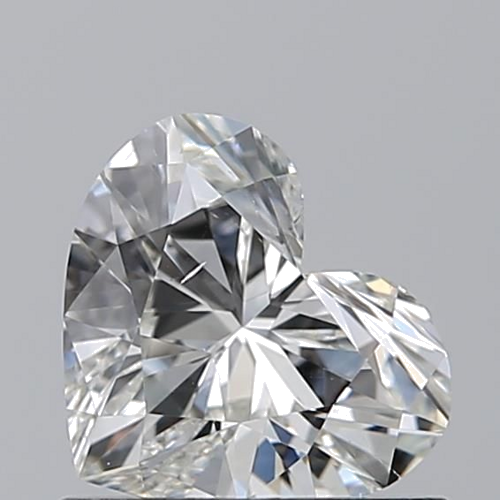 0.65 carat H-SI1 Natūralus Heart Deimantas (1)