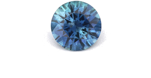0.58 carat BLUE Round Safyras (1)