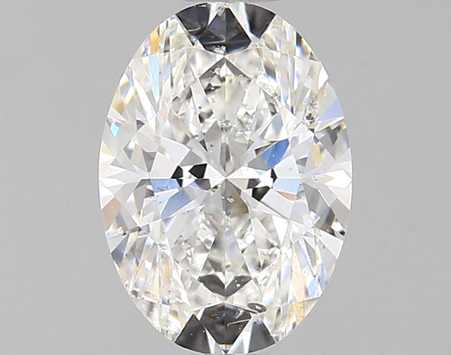 1.01 carat F-SI2 Natūralus Oval Deimantas (1)