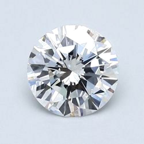 0.96 carat F-SI1 Very Good cut Natūralus Round Deimantas (1)