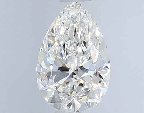 0.5 carat G-VVS2 Natūralus Pear Deimantas (1)