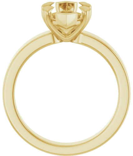 Sužadėtuvių Žiedas „Double Claw-Prong Solitaire“ 14k yellow gold Marquise 14mm x 7mm (2)