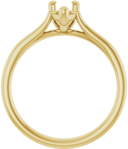 Sužadėtuvių Žiedas 14k yellow gold Pear 8mm x 5mm (2)